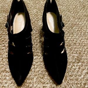 Belle vita leather suede shoes